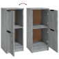 vidaXL Sideboard Grau Sonoma 30x30x70 cm Holzwerkstoff vidaXL Sideboard Grau Sonoma 30x30x70 cm Holzwerkstoff