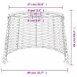 vidaXL Lampenschirm Braun Ø40x26 cm Korbweide vidaXL Lampenschirm Braun Ø40x26 cm Korbweide