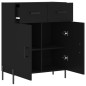 vidaXL Sideboard Schwarz 69,5x34x90 cm Holzwerkstoff vidaXL Sideboard Schwarz 69,5x34x90 cm Holzwerkstoff