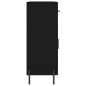 vidaXL Sideboard Schwarz 69,5x34x90 cm Holzwerkstoff vidaXL Sideboard Schwarz 69,5x34x90 cm Holzwerkstoff