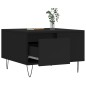 vidaXL Couchtisch Schwarz 55x55x36,5 cm Holzwerkstoff vidaXL Couchtisch Schwarz 55x55x36,5 cm Holzwerkstoff
