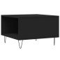 vidaXL Couchtisch Schwarz 55x55x36,5 cm Holzwerkstoff vidaXL Couchtisch Schwarz 55x55x36,5 cm Holzwerkstoff