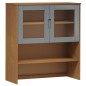 vidaXL Highboard-Oberteil MOLDE Braun 90x35x100 cm Massivholz Kiefer vidaXL Highboard-Oberteil MOLDE Braun 90x35x100 cm Massivholz Kiefer