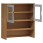 vidaXL Highboard-Oberteil MOLDE Braun 90x35x100 cm Massivholz Kiefer vidaXL Highboard-Oberteil MOLDE Braun 90x35x100 cm Massivholz Kiefer
