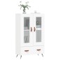 vidaXL Highboard Weiß 69,5x31x115 cm Holzwerkstoff vidaXL Highboard Weiß 69,5x31x115 cm Holzwerkstoff