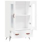 vidaXL Highboard Weiß 69,5x31x115 cm Holzwerkstoff vidaXL Highboard Weiß 69,5x31x115 cm Holzwerkstoff