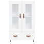 vidaXL Highboard Weiß 69,5x31x115 cm Holzwerkstoff vidaXL Highboard Weiß 69,5x31x115 cm Holzwerkstoff
