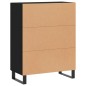 vidaXL Sideboard Schwarz 69,5x34x90 cm Holzwerkstoff vidaXL Sideboard Schwarz 69,5x34x90 cm Holzwerkstoff