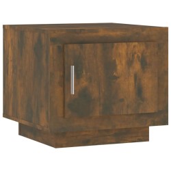 vidaXL Couchtisch Räuchereiche 51x50x45 cm Holzwerkstoff