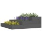 vidaXL Pflanzkübel Grau 78x78x27 cm Massivholz Kiefer vidaXL Pflanzkübel Grau 78x78x27 cm Massivholz Kiefer