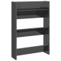 vidaXL Wand-Schuhschrank Hochglanz-Grau 60x18x90 cm Holzwerkstoff vidaXL Wand-Schuhschrank Hochglanz-Grau 60x18x90 cm Holzwerkstoff