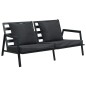 5-tlg. Garten-Lounge-Set mit Auflagen Aluminium Dunkelgrau 5-tlg. Garten-Lounge-Set mit Auflagen Aluminium Dunkelgrau