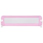 vidaXL Kleinkind-Bettschutzgitter Rosa 120x42 cm Polyester vidaXL Kleinkind-Bettschutzgitter Rosa 120x42 cm Polyester