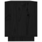 vidaXL TV-Schrank Schwarz 110,5x35x44 cm Massivholz Kiefer vidaXL TV-Schrank Schwarz 110,5x35x44 cm Massivholz Kiefer