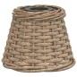 vidaXL Lampenschirm Braun Ø15x12 cm Korbweide vidaXL Lampenschirm Braun Ø15x12 cm Korbweide