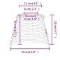 vidaXL Lampenschirm Braun Ø15x12 cm Korbweide vidaXL Lampenschirm Braun Ø15x12 cm Korbweide