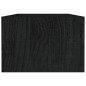 vidaXL Couchtisch Schwarz 110x50x34 cm Massivholz Kiefer vidaXL Couchtisch Schwarz 110x50x34 cm Massivholz Kiefer