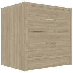 vidaXL Nachttisch Sonoma-Eiche 40x30x40 cm Holzwerkstoff