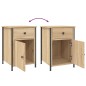 vidaXL Nachttische 2 Stk. Sonoma-Eiche 40x42x60 cm Holzwerkstoff vidaXL Nachttische 2 Stk. Sonoma-Eiche 40x42x60 cm Holzwerkstoff