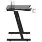 vidaXL Gaming-Schreibtisch mit LED und Z-Gestell Schwarz 90x60x75 cm vidaXL Gaming-Schreibtisch mit LED und Z-Gestell Schwarz 90x60x75 cm