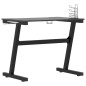 vidaXL Gaming-Schreibtisch mit LED und Z-Gestell Schwarz 90x60x75 cm vidaXL Gaming-Schreibtisch mit LED und Z-Gestell Schwarz 90x60x75 cm