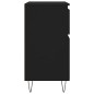 vidaXL Sideboard Schwarz 60x35x70 cm Holzwerkstoff vidaXL Sideboard Schwarz 60x35x70 cm Holzwerkstoff
