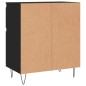 vidaXL Sideboard Schwarz 60x35x70 cm Holzwerkstoff vidaXL Sideboard Schwarz 60x35x70 cm Holzwerkstoff