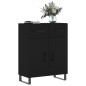 vidaXL Sideboard Schwarz 69,5x34x90 cm Holzwerkstoff vidaXL Sideboard Schwarz 69,5x34x90 cm Holzwerkstoff