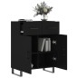 vidaXL Sideboard Schwarz 69,5x34x90 cm Holzwerkstoff vidaXL Sideboard Schwarz 69,5x34x90 cm Holzwerkstoff