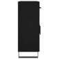 vidaXL Sideboard Schwarz 69,5x34x90 cm Holzwerkstoff vidaXL Sideboard Schwarz 69,5x34x90 cm Holzwerkstoff