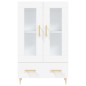 vidaXL Highboard Weiß 69,5x31x115 cm Holzwerkstoff vidaXL Highboard Weiß 69,5x31x115 cm Holzwerkstoff