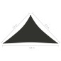 vidaXL Sonnensegel Oxford-Gewebe Dreieckig 3,5x3,5x4,9 m Anthrazit vidaXL Sonnensegel Oxford-Gewebe Dreieckig 3,5x3,5x4,9 m Anthrazit