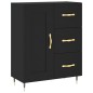 vidaXL Sideboard Schwarz 69,5x34x90 cm Holzwerkstoff vidaXL Sideboard Schwarz 69,5x34x90 cm Holzwerkstoff