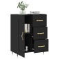 vidaXL Sideboard Schwarz 69,5x34x90 cm Holzwerkstoff vidaXL Sideboard Schwarz 69,5x34x90 cm Holzwerkstoff