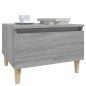 vidaXL Beistelltische 2 Stk. Grau Sonoma 50x46x35 cm Holzwerkstoff vidaXL Beistelltische 2 Stk. Grau Sonoma 50x46x35 cm Holzwerkstoff