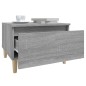 vidaXL Beistelltische 2 Stk. Grau Sonoma 50x46x35 cm Holzwerkstoff vidaXL Beistelltische 2 Stk. Grau Sonoma 50x46x35 cm Holzwerkstoff