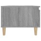 vidaXL Beistelltische 2 Stk. Grau Sonoma 50x46x35 cm Holzwerkstoff vidaXL Beistelltische 2 Stk. Grau Sonoma 50x46x35 cm Holzwerkstoff