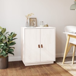 vidaXL Sideboard Weiß 65,5x40x75 cm Massivholz Kiefer
