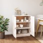 vidaXL Sideboard Weiß 65,5x40x75 cm Massivholz Kiefer vidaXL Sideboard Weiß 65,5x40x75 cm Massivholz Kiefer