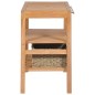 vidaXL Waschtischunterschrank mit 2 Körben Massivholz Teak 74x45x75 cm vidaXL Waschtischunterschrank mit 2 Körben Massivholz Teak 74x45x75 cm