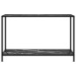vidaXL Konsolentisch Schwarz 120x35x75 cm Hartglas vidaXL Konsolentisch Schwarz 120x35x75 cm Hartglas