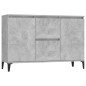 vidaXL Sideboard Betongrau 104x35x70 cm Holzwerkstoff vidaXL Sideboard Betongrau 104x35x70 cm Holzwerkstoff