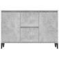 vidaXL Sideboard Betongrau 104x35x70 cm Holzwerkstoff vidaXL Sideboard Betongrau 104x35x70 cm Holzwerkstoff