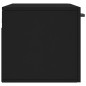 vidaXL Wandschrank Schwarz 80x36,5x35 cm Holzwerkstoff vidaXL Wandschrank Schwarz 80x36,5x35 cm Holzwerkstoff