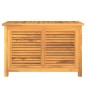 vidaXL Gartenbox mit Beutel 90x50x58 cm Massivholz Teak vidaXL Gartenbox mit Beutel 90x50x58 cm Massivholz Teak