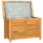 vidaXL Gartenbox mit Beutel 90x50x58 cm Massivholz Teak vidaXL Gartenbox mit Beutel 90x50x58 cm Massivholz Teak