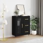 vidaXL Sideboard Schwarz 69,5x34x90 cm Holzwerkstoff vidaXL Sideboard Schwarz 69,5x34x90 cm Holzwerkstoff