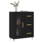vidaXL Sideboard Schwarz 69,5x34x90 cm Holzwerkstoff vidaXL Sideboard Schwarz 69,5x34x90 cm Holzwerkstoff