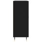 vidaXL Sideboard Schwarz 69,5x34x90 cm Holzwerkstoff vidaXL Sideboard Schwarz 69,5x34x90 cm Holzwerkstoff
