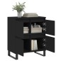 vidaXL Sideboard Schwarz 60x35x70 cm Holzwerkstoff vidaXL Sideboard Schwarz 60x35x70 cm Holzwerkstoff
